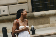 vestido blanco street style