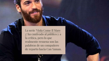 Las emotivas palabras que un actor de 'Viola Come Il Mare 2' le ha dedicado a Can Yaman