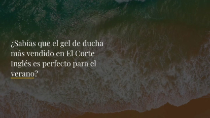 Olas de espuma blanca y aire fresco con olor a sal marina se dan la mano en este gel de baño que es pura magia.