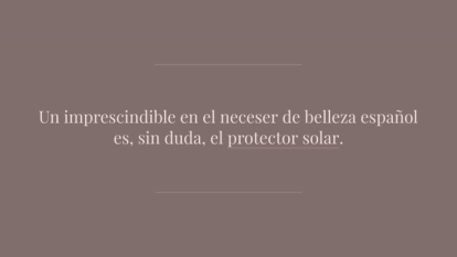 Hablamos sobre un protector solar que presume de una textura tan ligera como el agua.