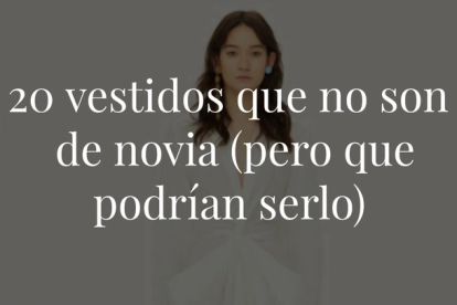 Los vestidos clásicos están bien, pero podemos innovar y de hecho ¡debes hacerlo! Las novias actuales buscan y encuentran sus mejores looks en las tiendas menos pensadas.