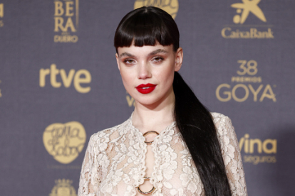 Martina Cariddi en la alfombra roja de los premios Goya 2024