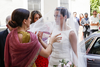 Boda de Felipe Benjumea Porres y María de Chiris Mora Figueroa en Sevilla