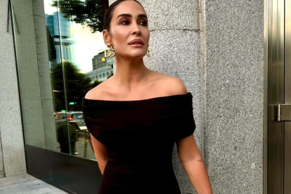 El vestido de Zara de Vicky Martín Berrocal.