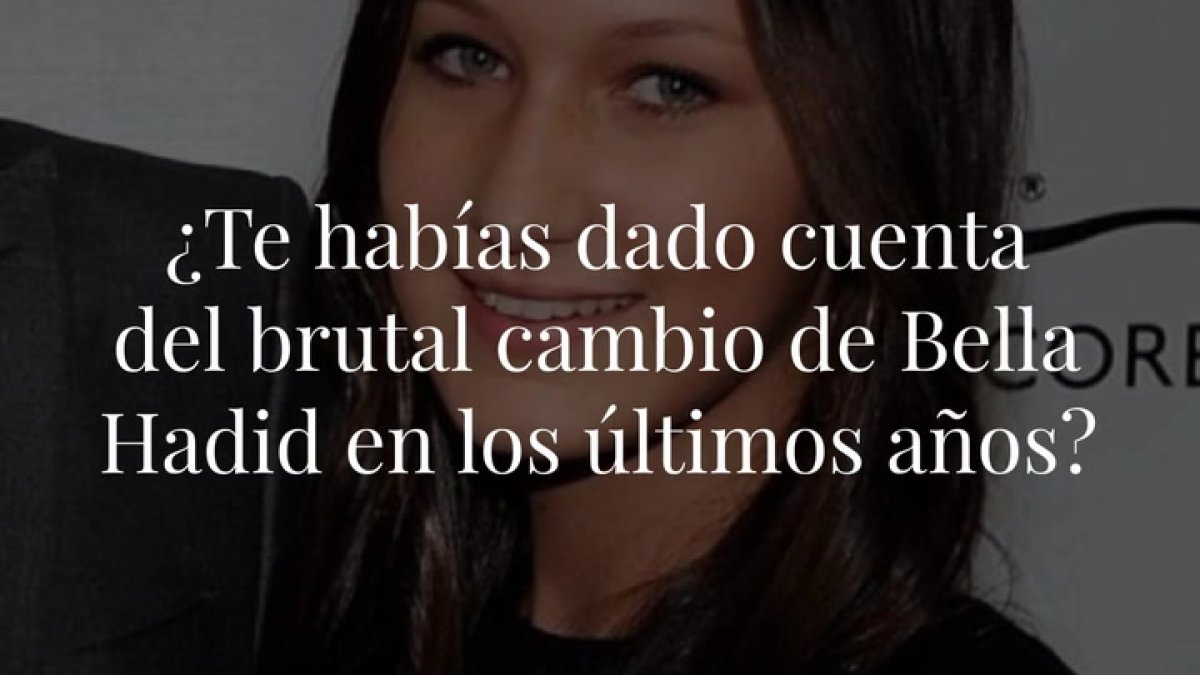 Pero la verdad, más allá de la rumorología que la rodea, es que Bella Hadid ha cambiado mucho en los últimos años, tanto que puede que jamás la hubieras reconocido si te la hubieras cruzado por la calle.