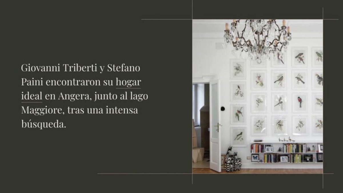 Rodeada de un inmenso jardín, esta casa se asoma al lago Maggiore, en Lombardía (Italia). En su interior se ha creado una asombrosa armonía mezclando arte contemporáneo con piezas antiguas.