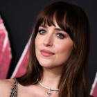 Actress Dakota Johnson at photocall for Madame Web in Los Angeles