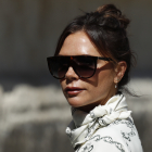Designer and former singer Victoria Beckham during the wedding of Sergio Ramos and Pilar Rubio in Seville on Saturday, 15 June 2019.