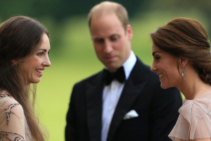 Kate Middleton junto a Rose Hanbury y el príncipe Guillermo