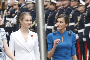 La reina Letizia y la princesa Leonor