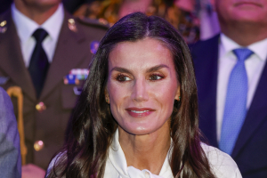 La reina Letizia con gloss de Dior