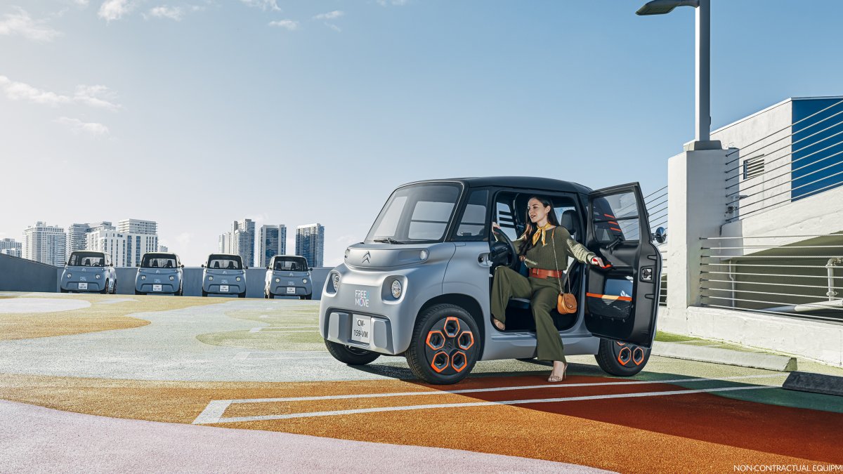 
                Citroën Ami, para tanto si el plan es playero como si es rural o urbano
            