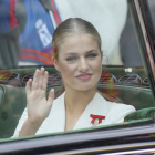 La princesa Leonor el día de la Jura de la Constitución