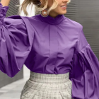 Blusa púrpura para mujer Celmia