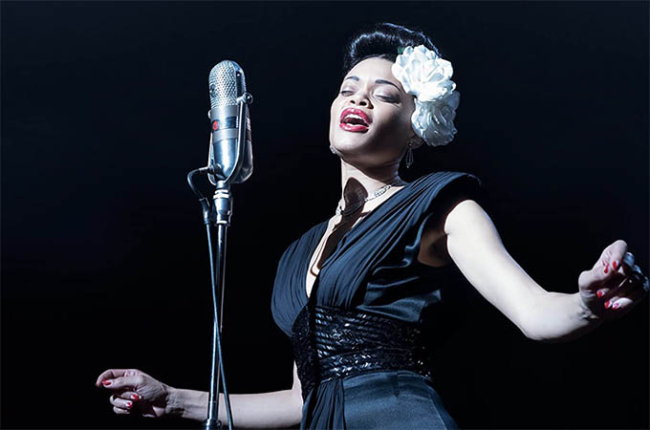 Andra Day en 'Los Estados Unidos contra Billie Holiday'.