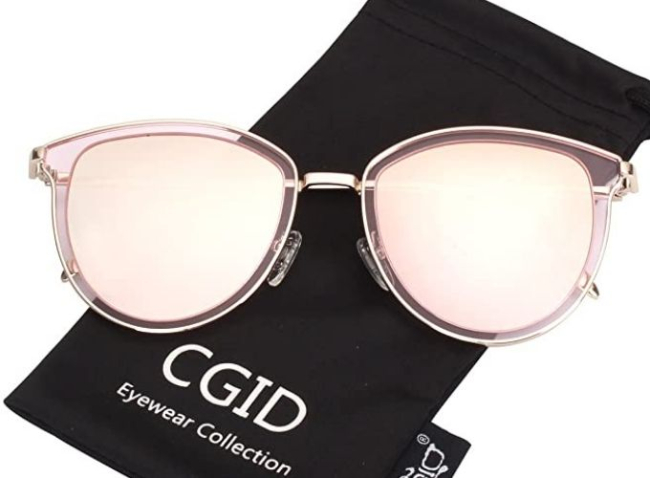 CGID Monturas Gafas Hombre Mujer Moda Clásicas Metal Aviador Gafas