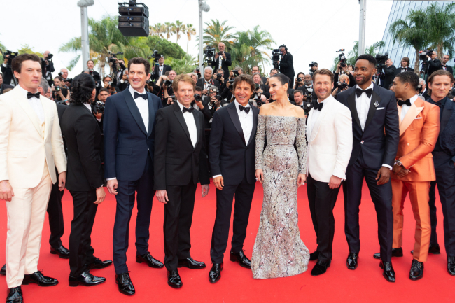 El elenco de Top Gun: Maverick en el Festival de Cannes