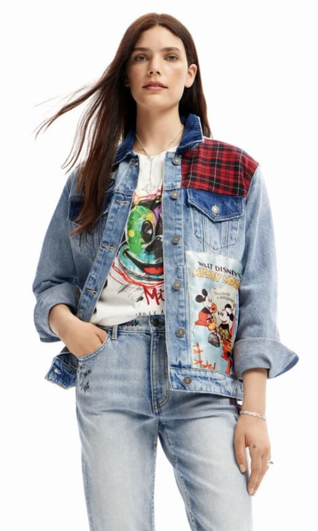 Chaqueta vaquera trucker Mickey Mouse