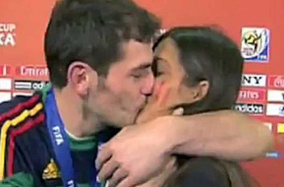 Beso Sara Carbonero e Iker Casillas, Telecinco.