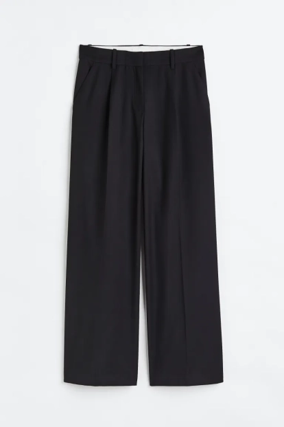 Pantalones de pinza de H&M.