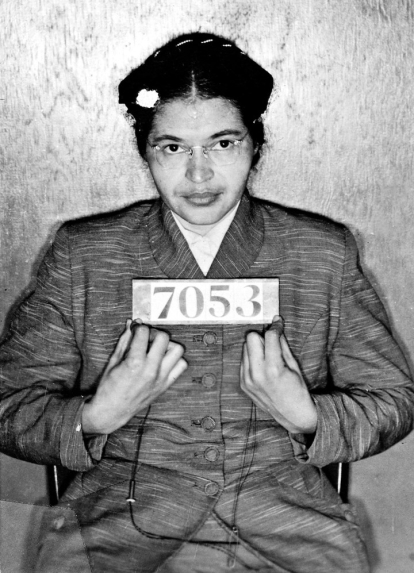 Ficha policial de Rosa Parks 1955