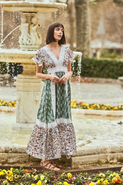 vestido de flores