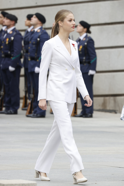 La princesa Leonor el día de la Jura de la Constitución