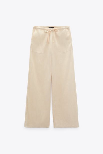 10 pantalones de Zara con goma en la cintura que son holgados y
