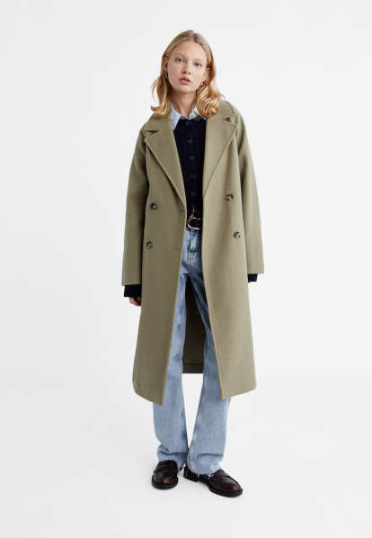 ABRIGO TRENCH TACTO SUAVE DE STRADIVARIUS