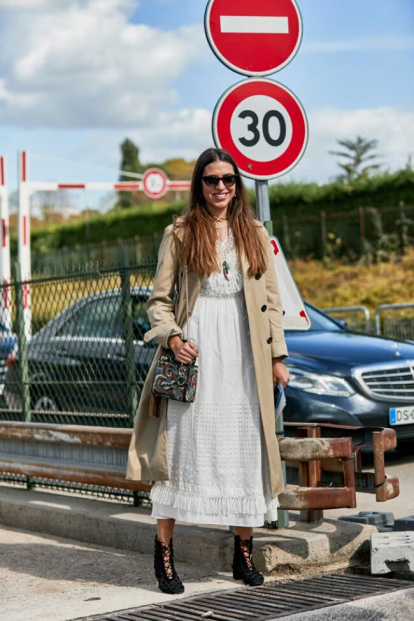 Los vestidos bohemios son una de las opciones más elegidas por las prescriptoras de moda