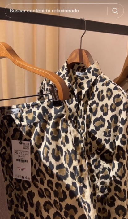 Conjunto de leopardo de Zara