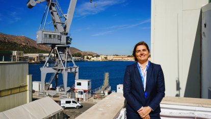 Laura Correa Mendioroz, Directora de Reparaciones de Navantia (Astillero de Cartagena)