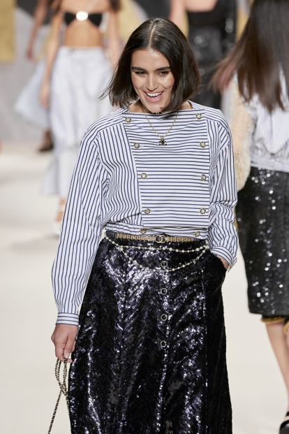 Jill Kortleve durante el desfile SS de Chanel