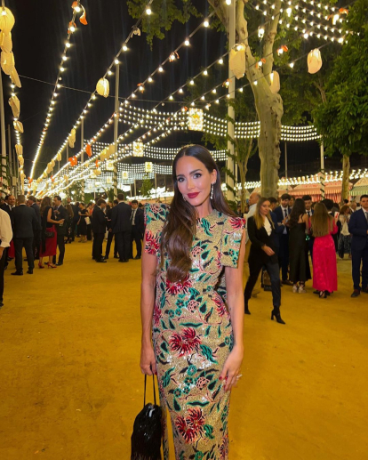 Los vestidos de flores encajarán a la perfección en la Feria.