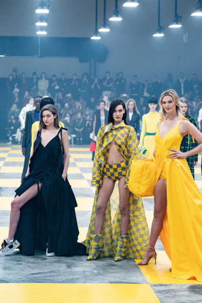 Modelos de Virgil Abloh durante Paris Fashion Week 2019