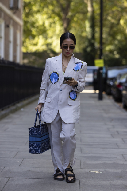 Sandalias que son tendencia esta primavera-verano 2024 street style