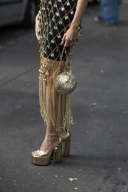 Sandalias que son tendencia esta primavera-verano 2024 street style